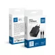 BLUE STAR utazó töltő Type C + Type C - Type C kábel PD QC4.0 3A 25W TFB-TC-25WPD fekete