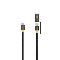 Tactical Fullánk Kábel USB-C/USB-C 1,5m Fekete