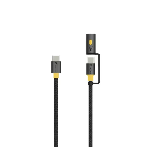 Tactical Fullánk Kábel USB-C/USB-C 1,5m Fekete