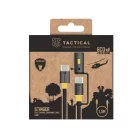 Tactical Fullánk Kábel USB-C/USB-C 1,5m Fekete