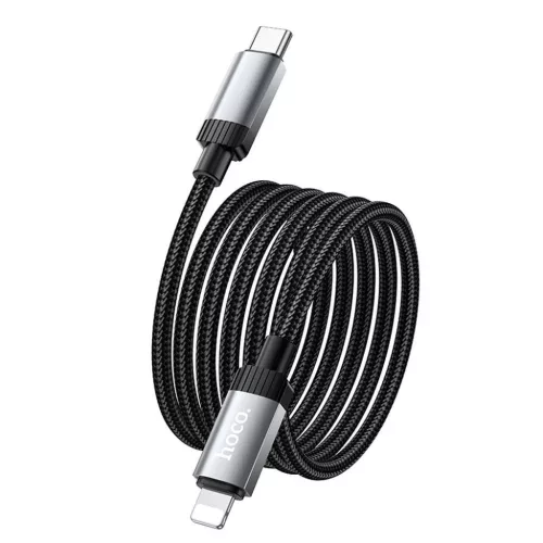 USB C - Lightning kábel Hoco PD 27W 1 m X117 fekete