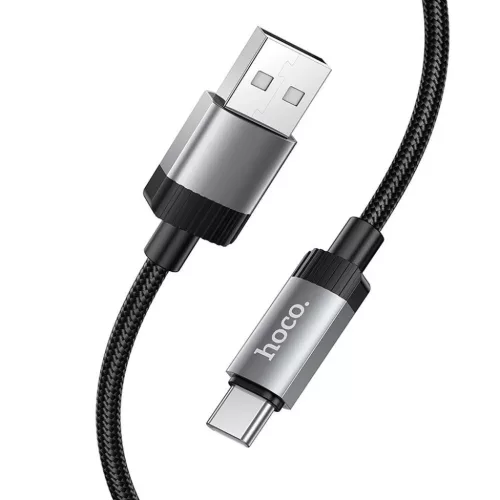 Kábel USB A - USB C Hoco 3A 1 m X117 fekete