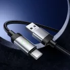 Kábel USB A - USB C Hoco 3A 1 m X117 fekete