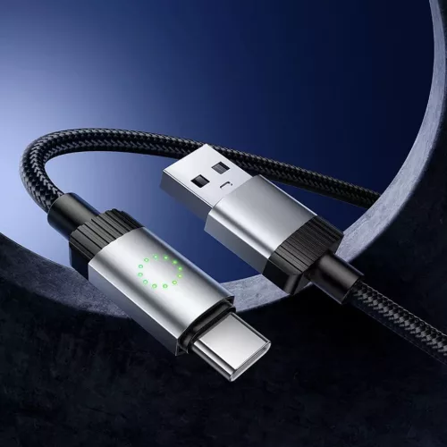 Kábel USB A - USB C Hoco 3A 1 m X117 fekete