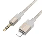 Hoco 1 m UPA32A arany kábel AUX Jack 3,5 mm (férfi) - Lightning (férfi) DAC