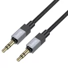 AUX Jack 3,5 mm (férfi) - Jack 3,5 mm (férfi) Hoco 1 m UPA32 fekete