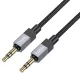 AUX Jack 3,5 mm (férfi) - Jack 3,5 mm (férfi) Hoco 1 m UPA32 fekete