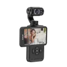 Ordro Pocket M5 3-tengelyes Gimbal Kamera, 5K, vlogoláshoz és YouTube videókhoz – Fekete