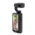 Ordro Pocket M5 3-tengelyes Gimbal Kamera, 5K, vlogoláshoz és YouTube videókhoz – Fekete
