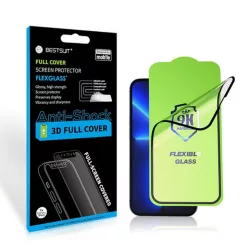   Apple iPhone 17 Pro Max fekete Bestsuit Flexible Hybrid Glass 5D üvegfólia