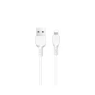 USB-A - Lightning kábel Hoco Flash X20, 18W, 2A, 1m, Fehér