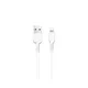 USB-A - Lightning kábel Hoco Flash X20, 18W, 2A, 1m, Fehér