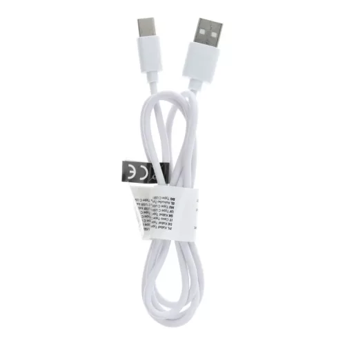 USB A - Type C 2.0 kábel C366 (csatlakozó hossza: 8 mm) 1 m fehér