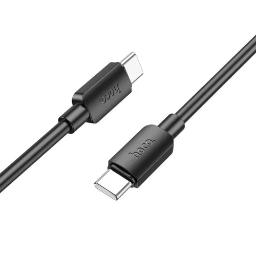USB-C - USB-C kábel Hoco 3A 60W 1 m fekete
