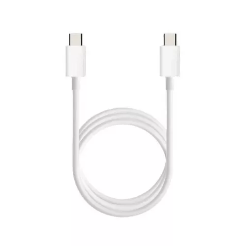 C típusú–C típusú gyorstöltésű 40 W-os HD23 1 m fehér kábel