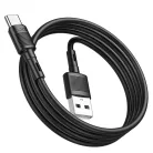 USB A - USB C Hoco 3A 1 m X83 fekete kábel