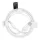 Type-C - Type-C PD QC3.0 3A 30W kábel 1 m fehér