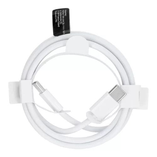 Type-C - Type-C PD QC3.0 3A 30W kábel 1 m fehér
