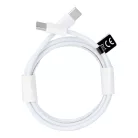 Type-C - Type-C PD QC3.0 3A 30W kábel 2 m fehér