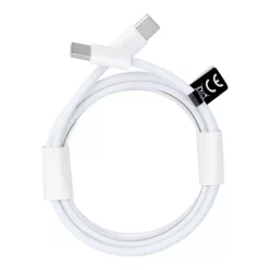 Type-C - Type-C PD QC3.0 3A 30W kábel 2 m fehér