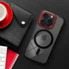 COLOR EDGE MAG COVER tok, kompatibilis MagSafe technológiával iPhone 13-hoz fekete piros