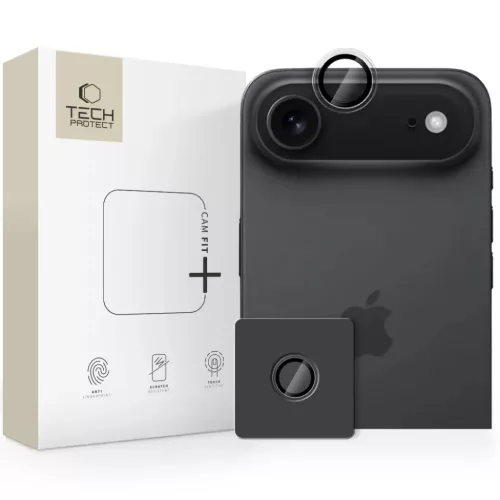 iPhone 17 Air Átlátszó Tech-Protect Camring Fit+ Kamera lencsevédő
