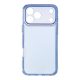 iPhone 17 Pro Max Kék MATRIX CLEAR tok