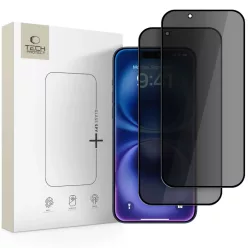   iPhone 17 AIR Tech-protect üveg Spy+ 2-pack Air Adatvédelmi üvegfólia