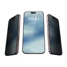 iPhone 17 Pro fekete Benks Edzett üveg Air Shield Privacy (TF69) - 10 darabos üvegfólia