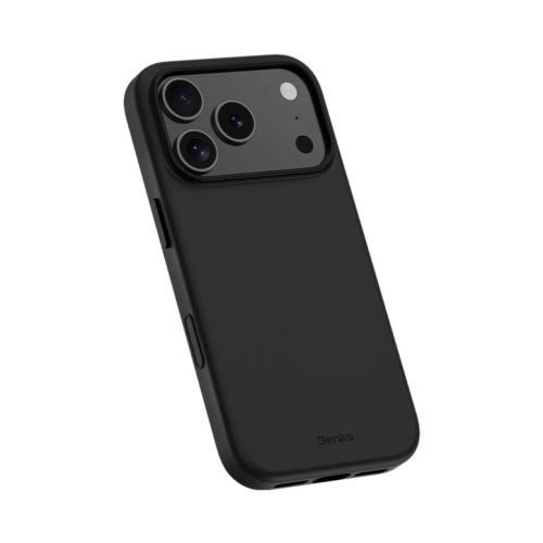 iPhone 17 Pro Max fekete Benks Magnetic Vita Pro Szilikon (A070) tok (Kamera Vezérlő Gomb) tok