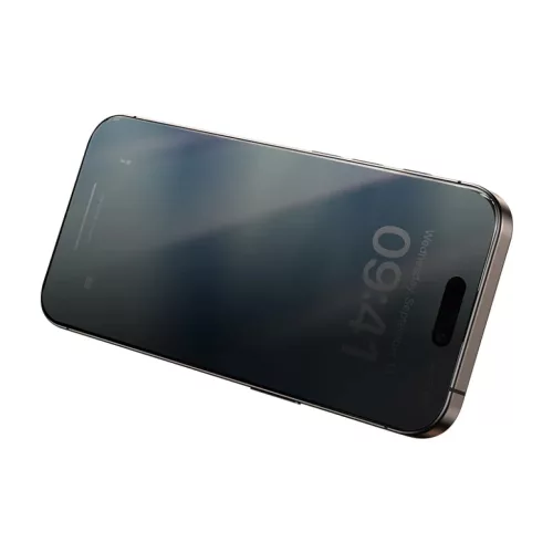 iPhone 17 Air fekete Benks edzett üveg Air Shield Privacy (TF68) - 10 darabos kiszerelés, üvegfólia