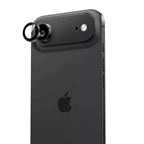 iPhone 17 Air kamerára fekete Benks edzett üveg DR Zafír lencsevédő (1 darab lencse) üvegfólia