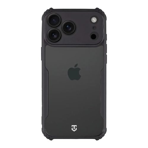 Apple iPhone 17 Pro Max átlátszó/fekete Tactical Quantum Stealth tok