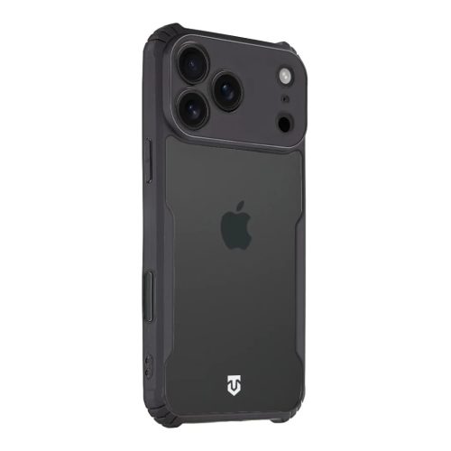 Apple iPhone 17 Pro Max átlátszó/fekete Tactical Quantum Stealth tok