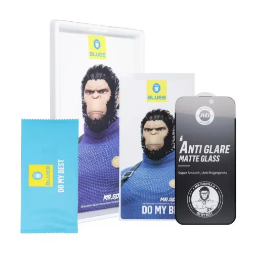 Apple iPhone 17 Pro fekete (Erős Matt) 5D Mr. Monkey üvegfólia