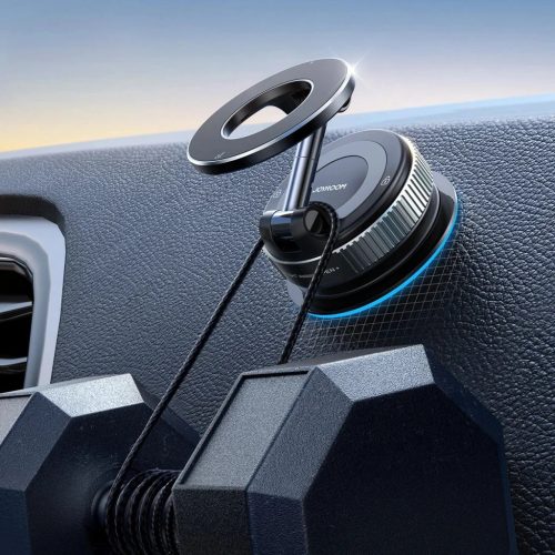 Joyroom JR-ZS501 Mágneses autós tartó Műszerfalra MagSafe kompatibilis - Sötétszürke
