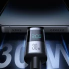Joyroom S-A16 Pro Prism Series 30W USB-C - Lightning Kábel Kijelzővel 1.2m - Fekete