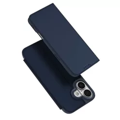iPhone 17 Kék DUX DUCIS pénztárca tok SKIN PRO tok