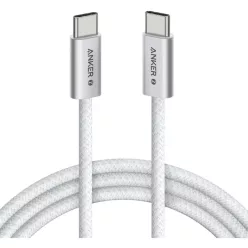 USB-C - USB-C Kábel Anker Zolo, 240W, 1m, Fehér A8060H21