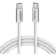 USB-C - USB-C Kábel Anker Zolo, 240W, 1m, Fehér A8060H21