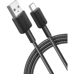 Anker 322 USB-A - USB-C Kábel, 18W, 2A, 1.8m, Fekete