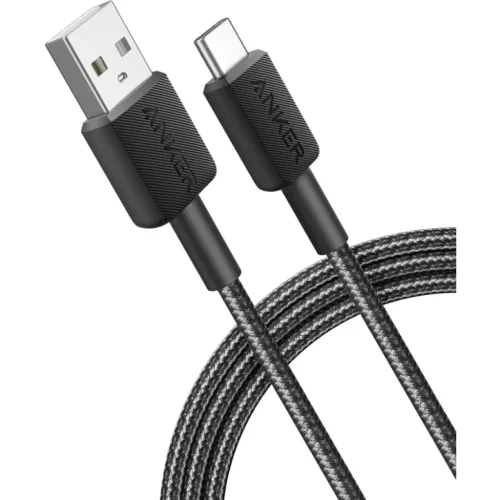Anker 322 USB-A - USB-C Kábel, 18W, 2A, 1.8m, Fekete