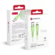 Zöld FORCELL F-ENERGY C343 kábel USB A-ról Lightning-re 2,4A 12W Szilikon 1 m