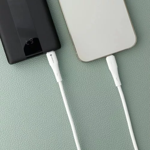 FORCELL F-ENERGY C346 Type C - Lightning kábel 3A 27W Szilikon 1 m fehér