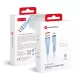 Apple FORCELL F-ENERGY C343 kábel USB A-ról Lightning-re 2,4A 12W Szilikon 1 m kék
