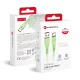 FORCELL F-ENERGY C342 kábel USB-A-ról Type-C-re QC4.0 3A 66W Szilikon 1 m zöld