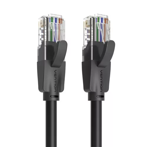 Vention IBEBK UTP CAT6 hálózati kábel RJ45 Ethernet 1000Mbps 8m fekete