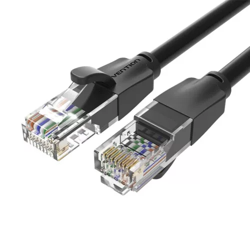 Vention IBEBK UTP CAT6 hálózati kábel RJ45 Ethernet 1000Mbps 8m fekete