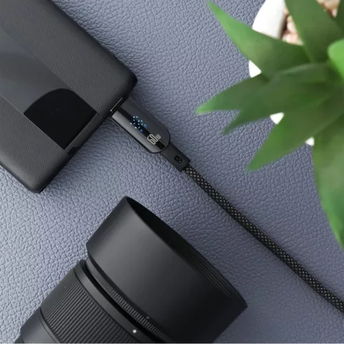 FORCELL F-ENERGY C272 USB A - Type C kábel QC4.0 3A 66W Digitális 1,2 m fekete