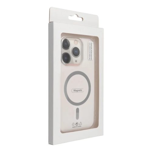 iPhone 17 Pro Max Színes Gyűrűs Mágneses tok szürke